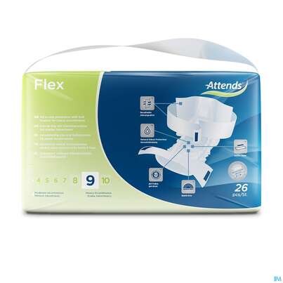 Inkontinenz Attends Slip Flex M 9 104st, A-Nr.: 4271569 - 04
