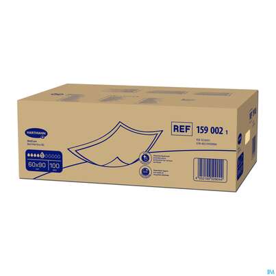 Sie sehen eine Packung Inkontinenz Molicare Bed Mat Eco 5 Tropfen 60x90cm 100st, Produktbild: 01 Inkontinenz Molicare Bed Mat Eco 5 Tropfen 60x90cm 100st, A-Nr.: 5219890 - 01