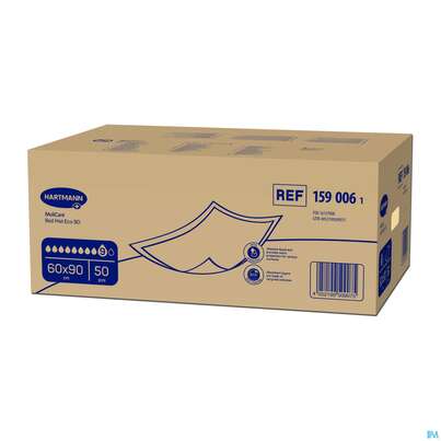 Sie sehen eine Packung Inkontinenz Molicare Bed Mat Eco 9 Tropfen 60x90cm 50st, Produktbild: 01 Inkontinenz Molicare Bed Mat Eco 9 Tropfen 60x90cm 50st, A-Nr.: 5219921 - 01