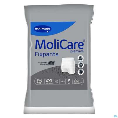 Inkontinenz Molicare Fixpants/premium Long Leg Xxl Grau 5st, A-Nr.: 3724810 - 01