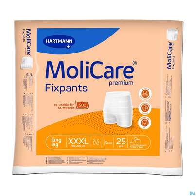 Sie sehen eine Packung Inkontinenz Molicare Fixpants/premium Long Leg Xxxl Orange 25st, Produktbild: 05 Inkontinenz Molicare Fixpants/premium Long Leg Xxxl Orange 25st, A-Nr.: 4173938 - 05