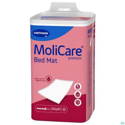 Inkontinenz Molicare Premium/bed Mat 7 Tropfen 60x60cm 25st, A-Nr.: 4522209 - 02