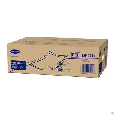 Sie sehen eine Packung Inkontinenz Molicare Premium/bed/mat/eco 7 Tropfen 60x90cm 50st, Produktbild: 01 Inkontinenz Molicare Premium/bed/mat/eco 7 Tropfen 60x90cm 50st, A-Nr.: 5219915 - 01