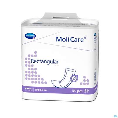 Inkontinenz Molicare Rectangular 4 Tropfen 20x60cm 50st, A-Nr.: 4522244 - 02