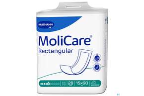Inkontinenz Molicare Rectangular 5 Tropfen 16x60cm 28st, A-Nr.: 4522250 - 01