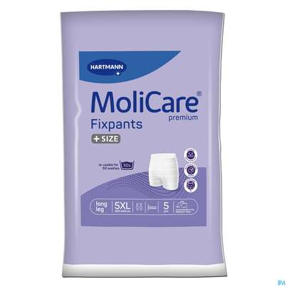 Sie sehen eine Packung Inkontinenz Molicare/premium Fixpants 5xl 5st, Produktbild: 02 Inkontinenz Molicare/premium Fixpants 5xl 5st, A-Nr.: 5452445 - 02