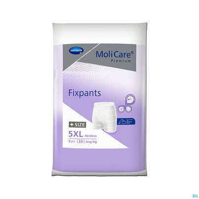 Sie sehen eine Packung Inkontinenz Molicare/premium Fixpants 5xl 5st, Produktbild: 03 Inkontinenz Molicare/premium Fixpants 5xl 5st, A-Nr.: 5452445 - 03