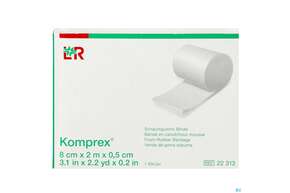 Komprex Schaumgummi-binde Staerke 0,5cm 2mx 8cm 1st, A-Nr.: 0184922 - 01