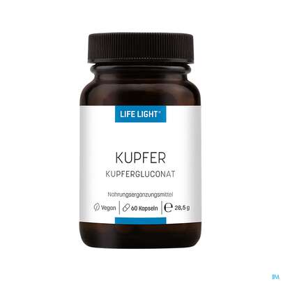 Kupfer Kapseln 2mg Life Light 60st, A-Nr.: 3134818 - 01