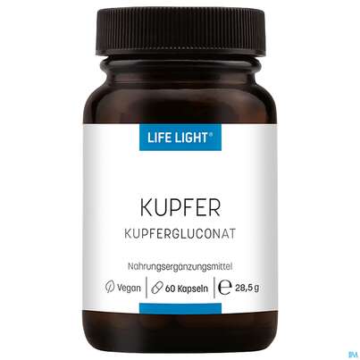 Kupfer Kapseln 2mg Life Light 60st, A-Nr.: 3134818 - 02