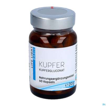 Kupfer Kapseln 2mg Life Light 60st, A-Nr.: 3134818 - 03