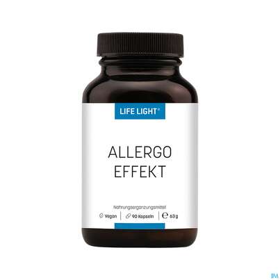 Sie sehen eine Packung Life Light Kapseln Allergo Effekt 60st, Produktbild: 01 Life Light Kapseln Allergo Effekt 60st, A-Nr.: 3319009 - 01