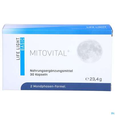 Sie sehen eine Packung Life Light Kapseln Mito Vital 30st, Produktbild: 01 Life Light Kapseln Mito Vital 30st, A-Nr.: 3263409 - 01