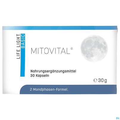 Sie sehen eine Packung Life Light Kapseln Mito Vital 30st, Produktbild: 03 Life Light Kapseln Mito Vital 30st, A-Nr.: 3263409 - 03