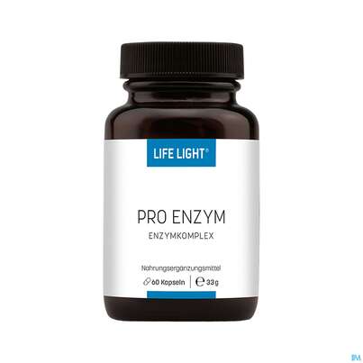 Sie sehen eine Packung Life Light Kapseln Pro Enzym 60st, Produktbild: 01 Life Light Kapseln Pro Enzym 60st, A-Nr.: 4069649 - 01