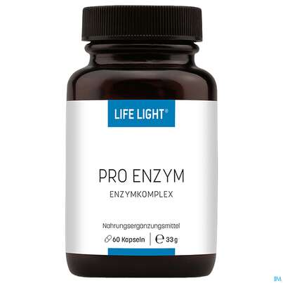 Sie sehen eine Packung Life Light Kapseln Pro Enzym 60st, Produktbild: 02 Life Light Kapseln Pro Enzym 60st, A-Nr.: 4069649 - 02
