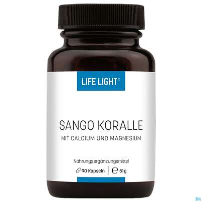 Sie sehen eine Packung Life Light Kapseln Sango Koralle 90st, Produktbild: 02 Life Light Kapseln Sango Koralle 90st, A-Nr.: 2887680 - 02