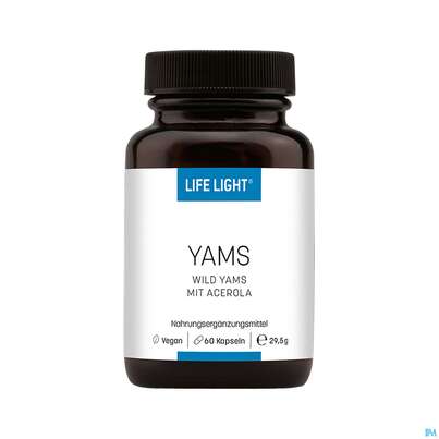 Sie sehen eine Packung Life Light Kapseln Yams Phytohormone 60st, Produktbild: 01 Life Light Kapseln Yams Phytohormone 60st, A-Nr.: 3071756 - 01