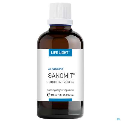 Sie sehen eine Packung Life Light Sanomit Q10 Direkt 100ml, Produktbild: 01 Life Light Sanomit Q10 Direkt 100ml, A-Nr.: 4069572 - 01