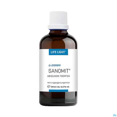 Sie sehen eine Packung Life Light Sanomit Q10 Direkt 100ml, Produktbild: 02 Life Light Sanomit Q10 Direkt 100ml, A-Nr.: 4069572 - 02