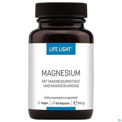 Sie sehen eine Packung Magnesium Kapseln Life Light 60st, Produktbild: 02 Magnesium Kapseln Life Light 60st, A-Nr.: 3134764 - 02
