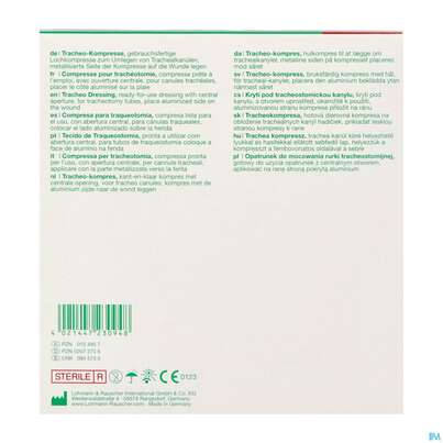 Metalline-lohmann Tracheo-kompresse Entkeimt 8x 9cm 50st, A-Nr.: 0514957 - 03