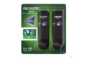 Nicorette Spray 1mg/spruehstoss Z.anw.i.d.mundhoehle lösung Mint 2st, A-Nr.: 3916142 - 01