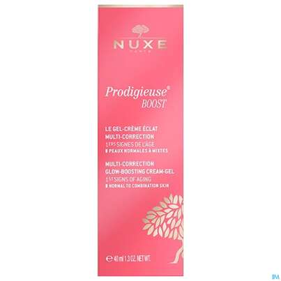 Sie sehen eine Packung Nuxe Creme/prodigieuse Glow Boosting Gel Cream 40ml, Produktbild: 01 Nuxe Creme/prodigieuse Glow Boosting Gel Cream 40ml, A-Nr.: 5775510 - 01