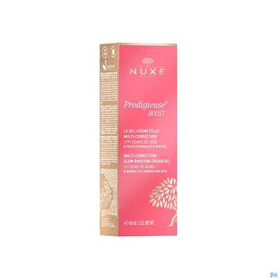 Sie sehen eine Packung Nuxe Creme/prodigieuse Glow Boosting Gel Cream 40ml, Produktbild: 02 Nuxe Creme/prodigieuse Glow Boosting Gel Cream 40ml, A-Nr.: 5775510 - 02