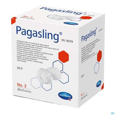 Pagasling Schlinggaze Tupfer Steril Gr 3 100st, A-Nr.: 4397230 - 03
