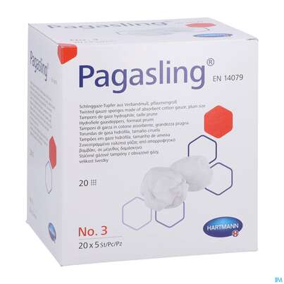 Pagasling Schlinggaze Tupfer Steril Gr 3 100st, A-Nr.: 4397230 - 05