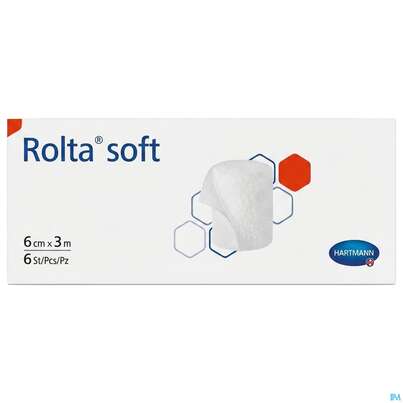 Sie sehen eine Packung Rolta/soft Synthetik-wattebinden Unsteril 3mx 25cm 10st, Produktbild: 01 Rolta/soft Synthetik-wattebinden Unsteril 3mx 25cm 10st, A-Nr.: 2369011 - 01