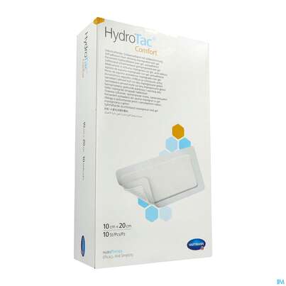 Schaumverband Hydrotac Comfort 10x 20cm 10st, A-Nr.: 4134039 - 02