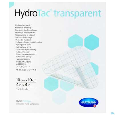 Schaumverband Hydrotac Transparent 10x10cm 10st, A-Nr.: 5310538 - 02