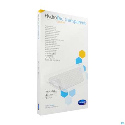Schaumverband Hydrotac Transparent/comfort 10x20cm 10st, A-Nr.: 5310604 - 02