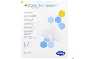 Schaumverband Hydrotac Transparent/comfort 8x 8cm 10st, A-Nr.: 5310596 - 01