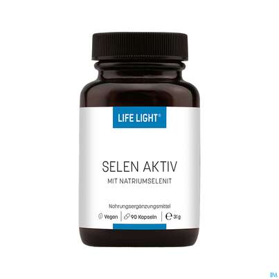 Sie sehen eine Packung Selen Aktiv Kapseln -life Light 90st, Produktbild: 01 Selen Aktiv Kapseln -life Light 90st, A-Nr.: 3874432 - 01