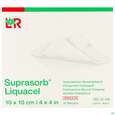 Sie sehen eine Packung Suprasorb/liquacel Kompresse 10x 10cm 10st, Produktbild: 01 Suprasorb/liquacel Kompresse 10x 10cm 10st, A-Nr.: 4080993 - 01