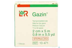 Tamponadebinden Gazin Gero Steril 5mx 2cm 1st, A-Nr.: 4124360 - 01