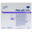 Sie sehen eine Packung Untersuchungshandschuhe Peha/soft/puderfrei Nitrile Sterile L 100st, Produktbild: 01 Untersuchungshandschuhe Peha/soft/puderfrei Nitrile Sterile L 100st, A-Nr.: 3997614 - 01