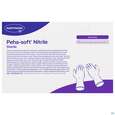 Sie sehen eine Packung Untersuchungshandschuhe Peha/soft/puderfrei Nitrile Sterile L 100st, Produktbild: 02 Untersuchungshandschuhe Peha/soft/puderfrei Nitrile Sterile L 100st, A-Nr.: 3997614 - 02