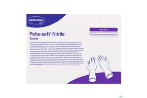 Untersuchungshandschuhe Peha/soft/puderfrei Nitrile Sterile S 100st, A-Nr.: 3997583 - 01