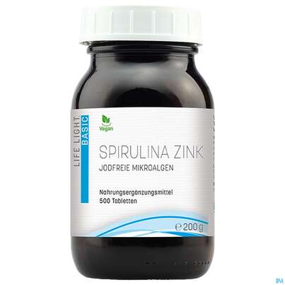 Zink Tabl Spirulina 500st, A-Nr.: 2598131 - 01