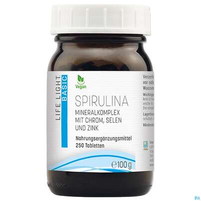Sie sehen eine Packung Zink Tabl Spirulina 90st, Produktbild: 01 Zink Tabl Spirulina 90st, A-Nr.: 2588084 - 01
