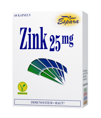 Espara Zink 25mg Kapseln, A-Nr.: 5395049 - 01