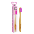 Sie sehen eine Packung Nordics Öko Zahnbürste Kids Bambus mit pinken Borsten, Produktbild: 01 Nordics Öko Zahnbürste Kids Bambus mit pinken Borsten, A-Nr.: 5332037 - 01