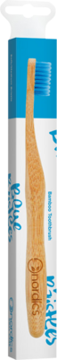 Nordics Öko Zahnbürste Bambus mit blauen Borsten, A-Nr.: 5332008 - 02