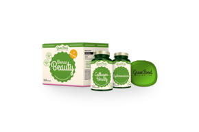 GreenFood Nutrition Woman Beauty + Pillbox ( Collagen + Hyaluronsäure ), A-Nr.: 5634979 - 01