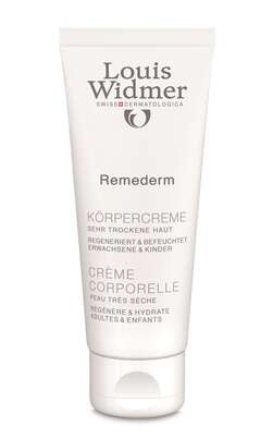 Sie sehen eine Packung Widmer Remederm Körpercreme, Produktbild: 01 Widmer Remederm Körpercreme, A-Nr.: 0940996 - 01