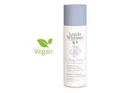 Sie sehen eine Packung Widmer BabyPure Shampoo und Waschlotion, Produktbild: 01 Widmer BabyPure Shampoo und Waschlotion, A-Nr.: 5107501 - 01